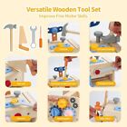 Wooden Kids Tool Set Toy For 2 3 4 5 Years Old Boy Girl  38 Small Workbench