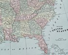 1888 Antique United States Map Vintage Large George Cram Usa Map Of The Us 2994