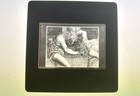 35mm Glass Slide Gourmont    two Apprentices    Fine Art Wrestling Men Black   White