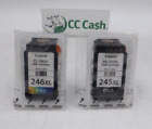Genuine Oem Canon Pg-245xl Black   Cl-246xl Color Ink Bulk Package Free Shipping