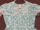 Partners Please Malco Modes Square Dance Dress Sz 20 Blue Lace Floral Sissy Maid