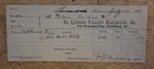 6 Different Railroad Freight Bills 1881 To 1907
