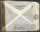 Egypt 1943 Censored Airmail Cover Cairo To Usa