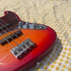 Cherry Sunburst Jazz Bass 4-string Electric Bass Guitar With Tortoise Pickguard