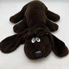 Vintage  Tonka Pound Puppies Large Chocolate Dark Brown Dog Plush Large 18 