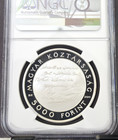 2011 Hungary Silver 5000 Forint Poet Arpad Toth Ngc Pf 69 Ultra Cameo Top Pop 1