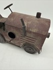 Vintage Tinplate Pressed Steel Truck Bird Feeder  13  Long And 8  Tall