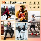 3 Pairs Warm Knee High Socks For Women - Thick Cotton Thermal Boot Socks For    