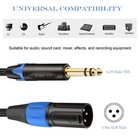 Jomley 1 4 To Xlr Cable  1 4  Trs To Xlr Male Interconnect Cable