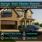 2 Replacement For Liftmaster Chamberlain Garage Door Opener Remote 893max 373lm