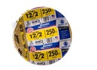 250 Ft  12 2 Solid Romex Simpull Cu Nm-b W g Wire  Yellow - Free Ship