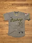 Paul Skenes  30 Pittsburg Pirates Gray Jersey Stitched Youth Medium Jersey