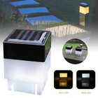 Led Solar Post Light 2 x 2  Led Waterproof Garden Street Fence Cap Lamp Outdoor