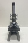 Lumiscope Z 14133 Laboratory Microscope Vintage With Wooden Case Light Tested