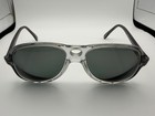 Vintage Libco Usa Style  6 Translucent Gray Aviator Eyeglass Frames Only