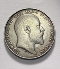 Edward Vii  1904 Half Crown  Key Date  Very Nice