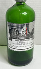 Vintage Emeral Green Castle Seltzer Water Bottle Milford Ct 26 Fl  Oz 
