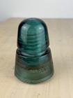 Hemingray Glass Insulator Blue 21 Aqua Made In The Usa Good Used Vtg Condition
