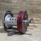 Langley Lurecast 330 Kc Vintage Fishing Reel Red Casting  Made In Usa
