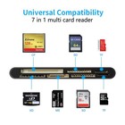 Memory Stick Pro Duo Adapter Multi Card Reader For Sd  Cf  Xd  Micro Sd  Ms C   