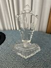 Vintage Cut Glass Perfume Bottle  6  Tall 