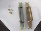 Antique Brass Door Handles Shop Pulls Art Nouveau Architectural Vintage Old  12 