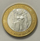 Las Vegas 4 Queens  10 Silver Strike  999 Fine Silver New In Capsule