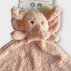 Modern Baby Plush Snuggle Blankie Pink Elephant Lovey Security Blanket New
