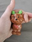 Fisher Price Little People White Barbie Christmas Pet Cat Santa  Reindeer Dog