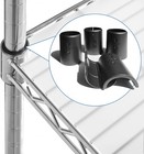 Wire Shelf Clips - 28 Pack Shelving Sleeves  3 4 Inch 