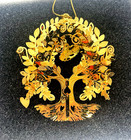 The Danbury Mint 2017 Tree Of Life Annual Gold Christmas Ornament