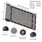 Dump Trailer Tarp 8 x14  Heavy Duty 18oz Pvc Mesh Dump Truck Tarp 8 x14 