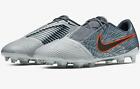 Nike Phantom Venom Elite Fg Mens Soccer Cleats Wolf Grey Black Blue Ao7540-008
