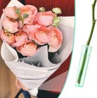 Vials For Flower Arrangements 2 8 Inch Floral Water Tubes Green  20 Pack