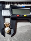 Chanel Buttons White Gold Resin 11 Mm 2 Pcs