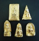 Buddha Phra Somdej 5 Benjapakee Thai Magic Talisman Amulet Holy Protection Luck