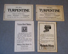 4- 1909-1912- Real Photo Calendar Advertising Postcards- General Store-rppc