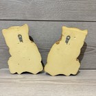Pair Of Vintage 1970 s Molded Foam Owls Owl Wall Decor Mcm Mid Century Modern 
