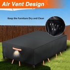 Outdoor Furniture Waterproof Heavy Duty 420d For Patio Furniture Covers
