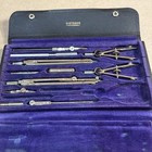 Vintage 1957 Dietzgen Universal Drafting Set With Leather Case