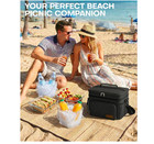 Insulated Lunch Box For Men   Women - Leak-proof Cooler Lunch Bag With 4 Pockets