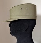 Vtg 1950s Us Army M1951 Ridgeway Fatigue Cap Hat Pent-mil Px Wire Frame Sz 7 1 8