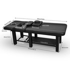 Black Massage Table Facial Bed Tattoo Spa Beauty Chair