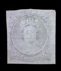 Nova Scotia  11tc Queen Victoria Plate Proof - India Paper  Vf -   Classic Bna