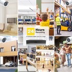 8ch H 265  5mp Lite Dvr 1080p Outdoor Cctv Home Security Camera System Kit 500gb