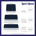 5 Pack Rectangular Wedding Banquet Polyester Fabric Tablecloth
