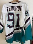 Sergei Fedorov Anaheim Mighty Ducks Ccm Center Ice A Capt Vtg 2003-04 Nhl Jersey