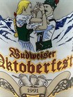 Budweiser Oktoberfest 1991 Beer Mug Stein Numbered Vintage