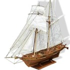 Sailboat Diy Wooden Assembly Model Ship Model Assembling Building Kits  Halcon