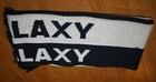 Adidas La Galaxy Reversible Knit Scarf Fringe Logo Double Sided Mls Soccer